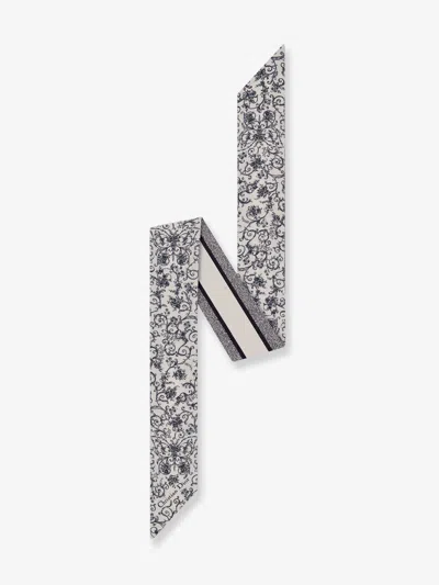 Dior Women Mitzah Esque Butterfly Silk Bandeau In Gray