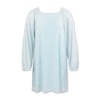 Speechless Big Kid Girls Long Sleeve Shift Dress In Multi