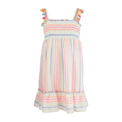 Speechless Big Kid Girls Sleeveless A-line Dress In Multi