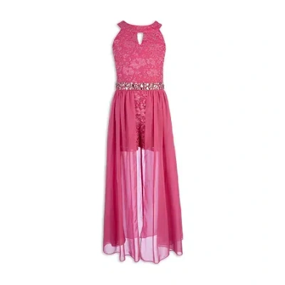 Speechless Big Kid Girls Embellished Sleeveless Party Dress In Pink