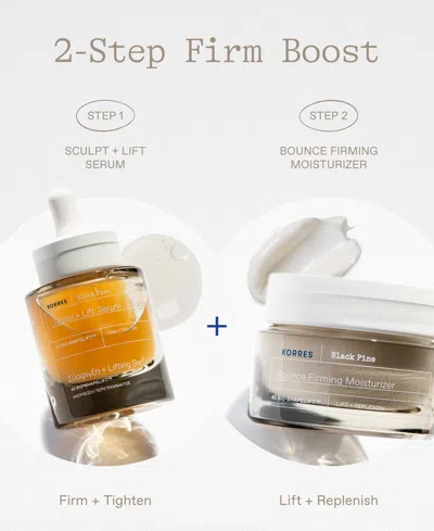 Korres 2-pc. Black Pine Firm Boost Skincare Set In Multi