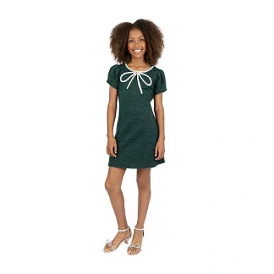 Speechless Big Kid Girls Short Sleeve A-line Dress In Green
