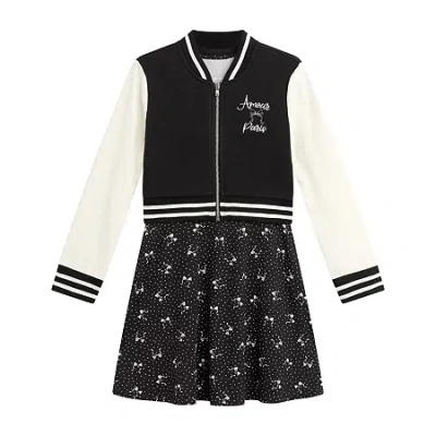 Knit Works Big Kid Girls 2-pc. Dress Set In Black