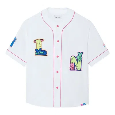 Li-ning X Steven Harrington Graphic Baseball Shirt 'white'