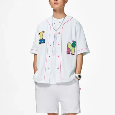 Li-ning X Steven Harrington Graphic Baseball Shirt 'white'