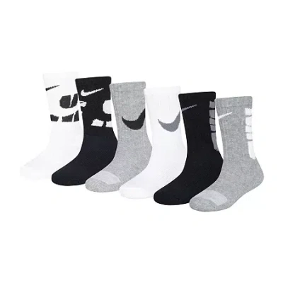 Nike Little & Big Kid Boys 6 Pair Crew Socks In Multi