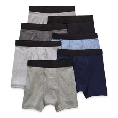 Thereabouts Little & Big Boys 7 Pack Boxer Briefs In Black