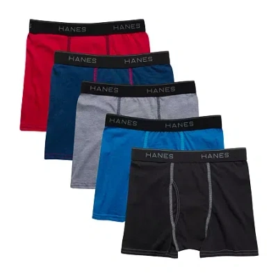 Hanes Ultimate Little & Big Boys 5 Pack Boxer Briefs In Multi