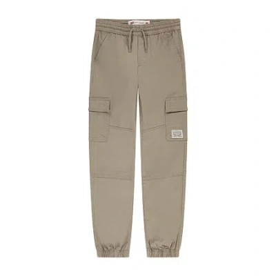 Levi 's Little Boys Stretch Fabric Cuffed Regular Fit Jogger Pant In Sand