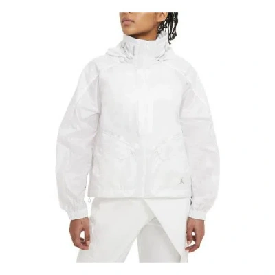 Air Jordan (wmns)  Future Primal Lightweight Printing Hooded Jacket White