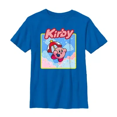 Fifth Sun Kirby Little & Big Kid Boys Crew Neck Short Sleeve Regular Fit Graphic T-shirt In Blue
