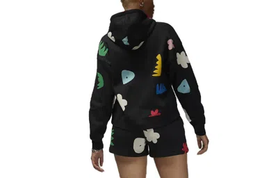 Air Jordan (wmns)  Artist Series By Mia Lee Fleece Hoodie 'black'