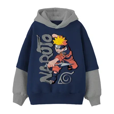 Freeze Little & Big Kid Boys Long Sleeve Naruto Fleece Hoodie In Multi