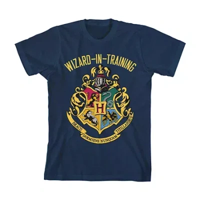 Bioworld Little & Big Kid Boys Crew Neck Short Sleeve Loose Fit Harry Potter Graphic T-shirt In Animal Print