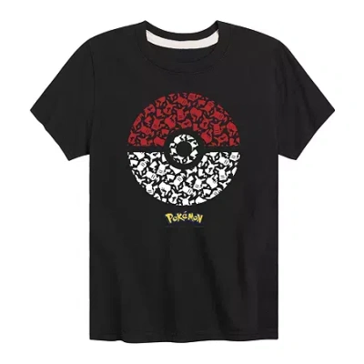 Air Waves Little & Big Kid Boys Crew Neck Short Sleeve Regular Fit Pokeman Graphic T-shirt In Multi