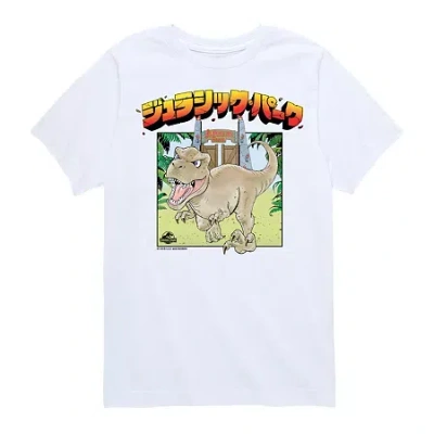 Air Waves Little & Big Kid Boys Crew Neck Short Sleeve Regular Fit Jurassic World Graphic T-shirt In Multi