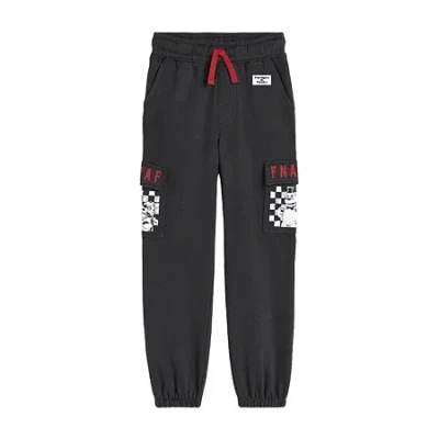 Bioworld Little & Big Kid Boys Cuffed Regular Fit Five Nights At Freddys Fleece Jogger Pant In Animal Print
