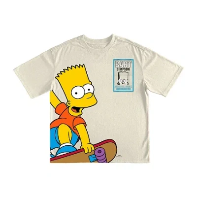 Freeze Little & Big Kid Boys Crew Neck Short Sleeve Oversized The Simpsons Graphic T-shirt In Multi