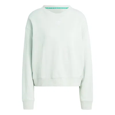 Adidas Originals (wmns) Adidas Essentials+ Made With Hemp Sweater 'linen Green'
