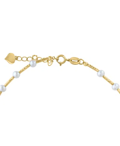 Effy Collection Freshwater Pearl Bracelet (3-5mm) In 14k Yellow Gold