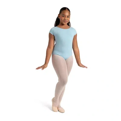 Capezio Little & Big Short Sleeve Girls Leotard In Multi