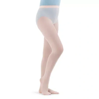 Capezio Girls Hold & Stretch Footed Tights In Blue