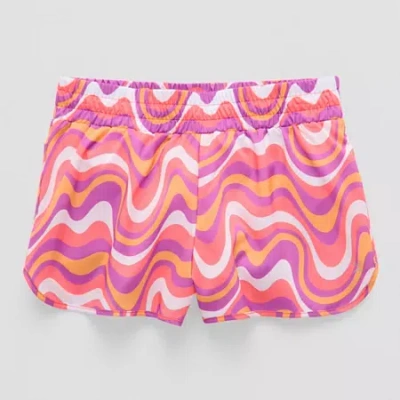 Xersion Little & Big Kid Girls Mid Rise Running Short In Multi