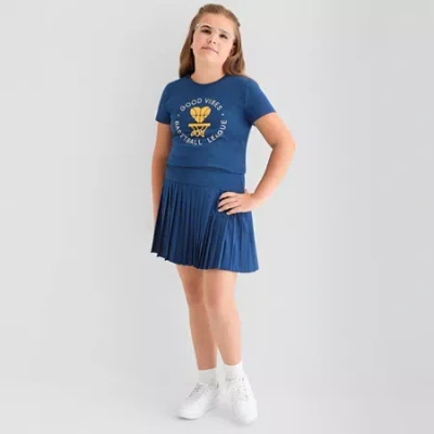 Xersion Little & Big Kid Girls Skort In Blue