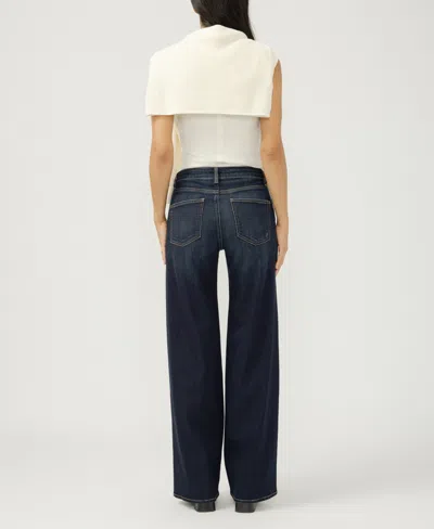 Silver Jeans Co. Women's Suki Mid Rise Curvy Fit Bootcut Jeans