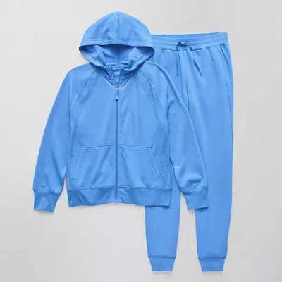 Xersion Super Soft Little & Big Kid Girls 2-pc. Pant Set In Blue