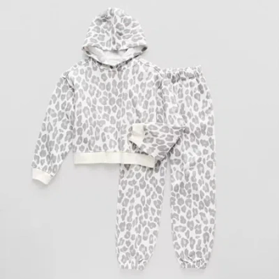 Xersion Fleece Little & Big Kid Girls 2-pc. Pant Set In Pink