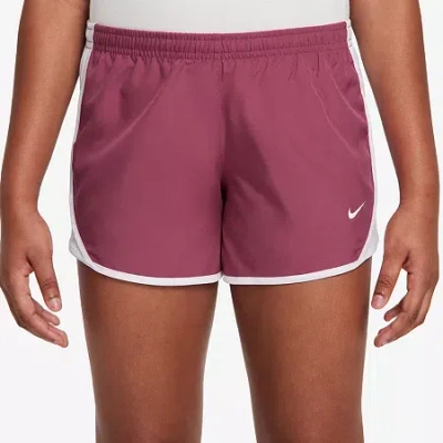 Nike Dri-fit Tempo Big Kid Girls Running Short In Purple