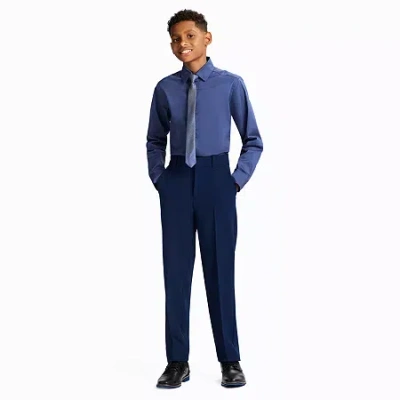 Van Heusen Little & Big Boys Suit Pants In Blue