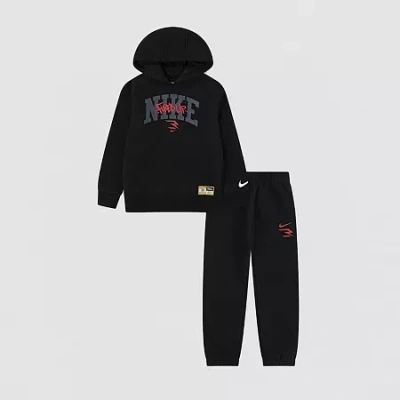 Nike 3brand By Russell Wilson Little Boys 2-pc. Pant Set In Black