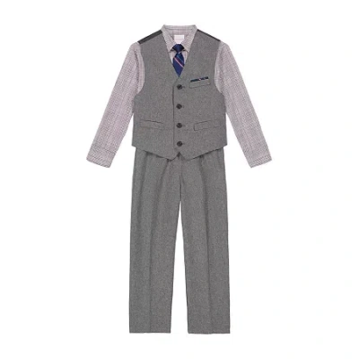 Van Heusen Little & Big Kid Boys 4-pc. Suit Set In Gray