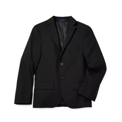 Stafford Little & Big Kid Boys Regular Fit Suit Jacket In Black