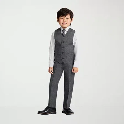 Van Heusen Little & Big Kid Boys 4-pc. Suit Set In Gray