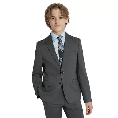 Collection By Michael Strahan Big Kid Boys Regular Fit Suit Jacket In Gray