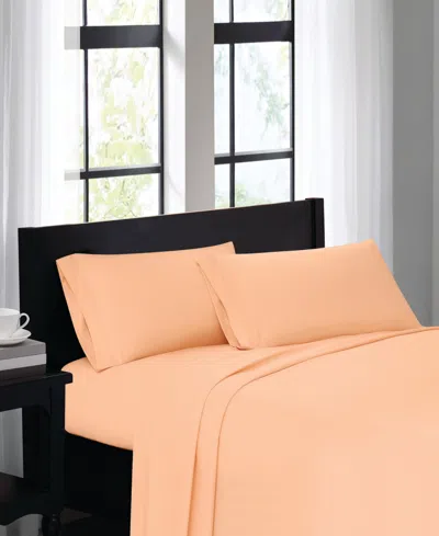 Truly Soft Everyday Sheet Set, King In Orange