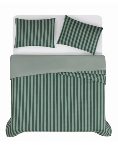 Truly Soft Weston Stripe 3-pc. Duvet Set, King In Green