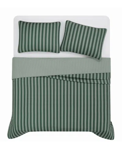 Truly Soft Weston Stripe 2-pc. Quilt Set, Twin/twin Xl In Green