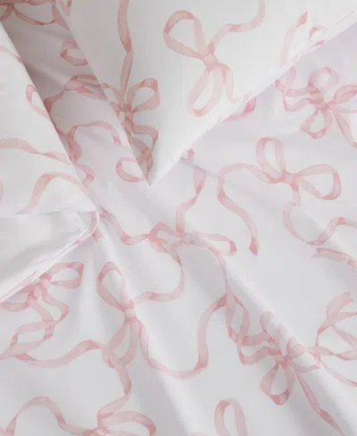 Truly Soft Printed Bow Whimsy 3-pc. Duvet Set, King In Pink