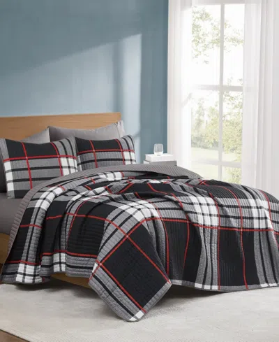 Truly Soft Danbury Plaid 2-pc. Quilt Set, Twin/twin Xl In Black