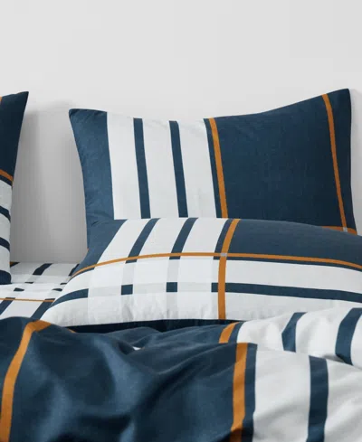 Truly Soft Henry Plaid 3-pc. Comforter Set, Full/queen In Blue