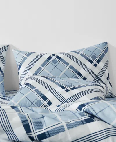 Truly Soft Lars Plaid 2-pc. Duvet Set, Twin/twin Xl In Blue