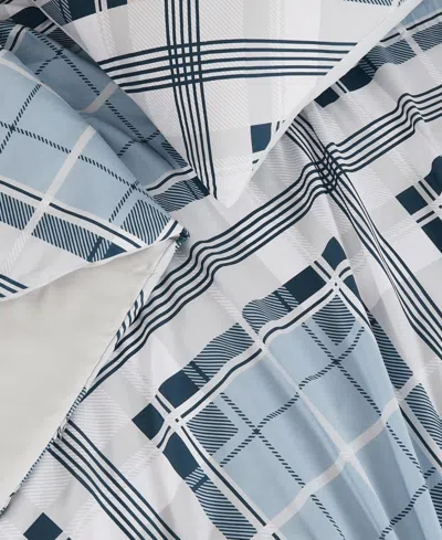 Truly Soft Lars Plaid 3-pc. Duvet Set, Full/queen In Blue