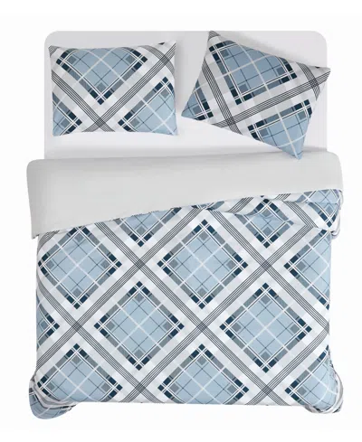 Truly Soft Lars Plaid 2-pc. Comforter Set, Twin/twin Xl In Blue