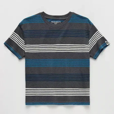 Thereabouts Oversized Little & Big Kid Boys Crew Neck Short Sleeve T-shirt In Black