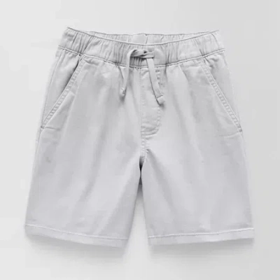 Thereabouts Pull-on Little & Big Kid Boys Adjustable Waist Jogger Short In Gray