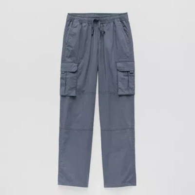 Thereabouts Pull-on Little & Big Kid Boys Adjustable Waist Straight Cargo Pant In Blue